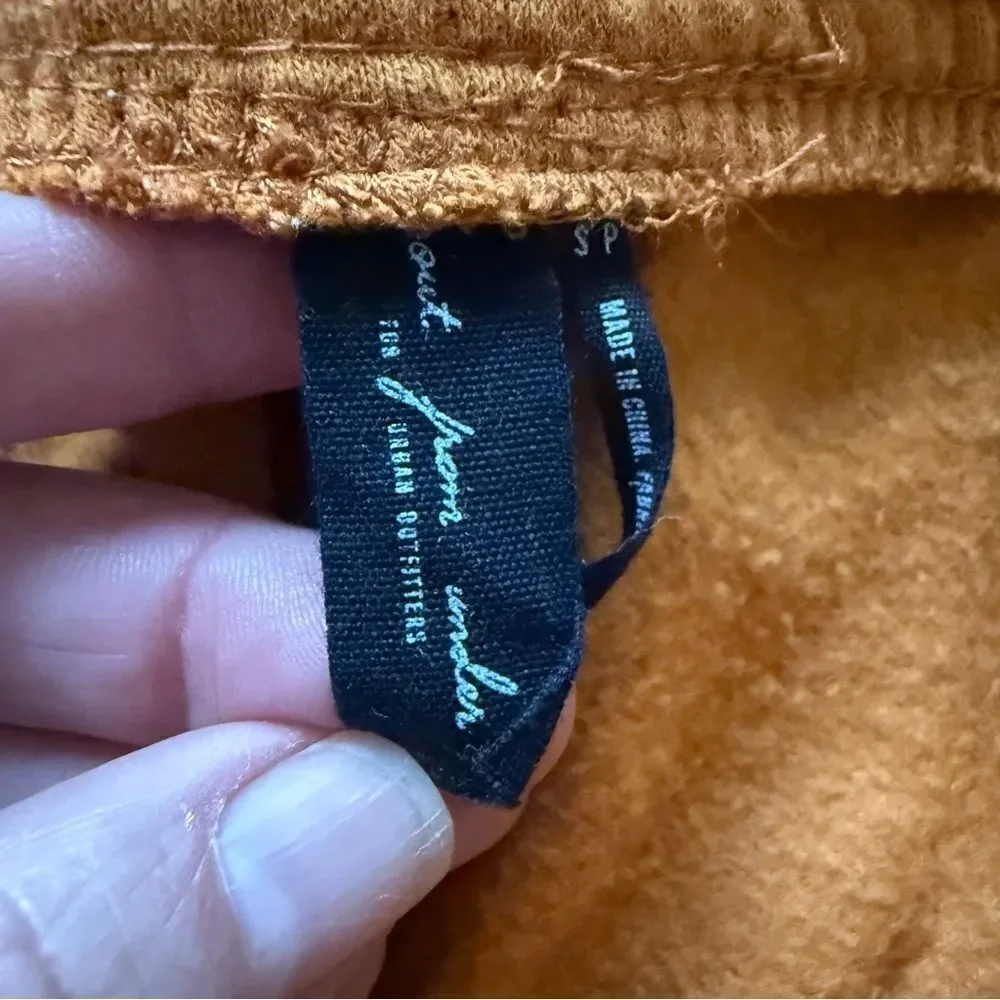 Urban Outfitters Sweatpants Out From Under Sonoma Slouchy Small Brown Orange